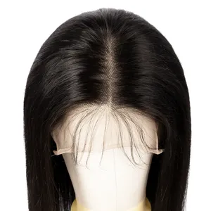 خصلات شعر, شعر مستعار بجبهة من الدانتيل السويسري عالي الدقة بحجم 10-30 بوصة ، متبرع واحد ، 100% ، تم قطعها بواسطة شعر الطفل