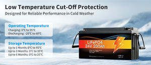 Batterie au lithium <span class=keywords><strong>rechargeable</strong></span> Avepower 24V 200Ah, pack de batteries au lithium-ion LiFePO4 24V, batterie LiFePO4 24V 100AH 200AH - Product Image 4