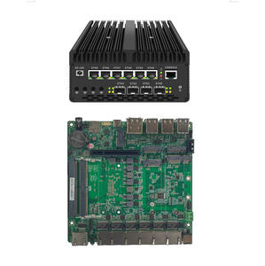 جهاز BKHD H15 AI MINI بدون مروحة مع معالج Intel Ultra7 Ultra9 بـ16 نواة و6 منافذ إيثرنت 2.5 جيجابت و2SFP+/4SFP+ كخادم جدار حماية وراوتر وكمبيوتر مصغر يعمل بنظام لينكس - Product Image 5