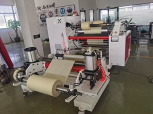 Rebobinadora de tambor <span class=keywords><strong>central</strong></span>, máquina de rebobinado de tambor de superficie estrecha de ancho - Product Image 3