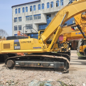 Livraison rapide, excavatrice sur chenilles Komatsu PC350-7/8 d'occasion, efficace pour les travaux de chargement et de déchargement de marchandises portuaires, en vente - Product Image 5