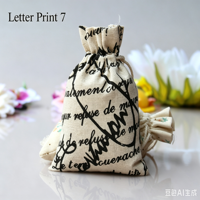 Sac en jute et coton écologique en gros avec cordon de serrage, logo personnalisé imprimé, pochette textile réutilisable, emballage promotionnel pour la vente au détail