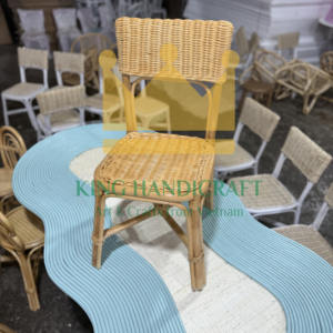 Silla de ratán hecha a mano para niños, asiento para bebés, muebles de mimbre Natural para niños, cumpleaños, bodas - Product Image 1
