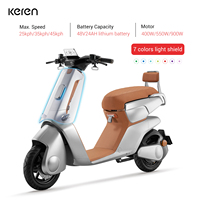 Moto électrique Keren 48V 60V Batterie 900W E-moto Scooter électrique Moto pour adultes