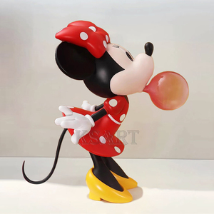High-End Mickey &amp; <strong>Minnie</strong> <strong>Mouse</strong> Sculpture Blowing Bubbles Cartoon <strong>Top</strong> Tabletop Furniture Fiberglass and Resin Home Decor - Product Image 5