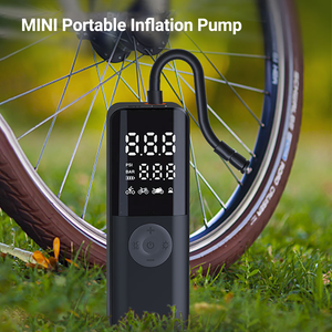 Mini pompe électrique portable pneu vélo VTT moto pompe de gonflage de voiture électrique - Product Image 2