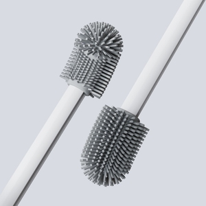 Sanga New Design and New Style Bathroom Deep Cleaning Toilet Cleaner Scrubber Soft Rubber S-shaped Elbow Toilet <b>Brush</b> - Product Image 2