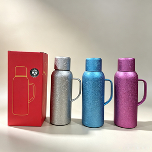 Bouteille isotherme en titane de 850 ml avec thermostat mécanique, grande capacité, poignée, pour la maison, le bureau, l'extérieur, et comme théière - Product Image 1