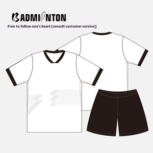 Custom 100% Polyester Tenniskleding Heren & Dames Tennisuniform Pak Badminton Jersey & T-Shirt - Product Image 2