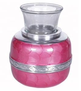 Urna Conmemorativa de Metal Estilo Americano, Color Rosa, Personalizable, para Cenizas Funerarias de Adultos, Duradera - Product Image 4