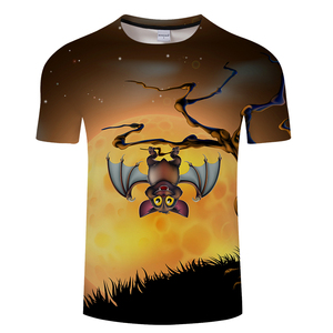 Free Shipping Printed Blank Premium Spooky Halloween Ghoul <strong>Face</strong> Easy Costume Youth <strong>T</strong>-<strong>Shirt</strong> Polyester - Product Image 6