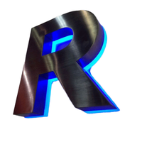 Enseigne en lettres PVC rétroéclairées par LED pour la décoration de vitrine, bureaux, mariages, commerces, hôpitaux