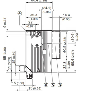 เครื่องสแกนบาร์โค้ดแบบติดตั้งถาวร SICK CLV620-0120 CLV620-1120 - Product Image 5