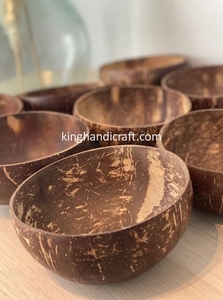 Hand Polished Classic <b>Coconut</b> <b>Shell</b> Bowl Eco-Friendly Lightweight Durable for Smoothie Salad Breakfast Fruit Kitchenware - Product Image 4