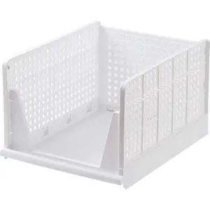 Closet Organizer Drawer Large Household Storage Boxes Layered Organizer Dormitory Series Folding Storage Basket