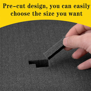 <span class=keywords><strong>Polyurethane</strong></span> bọt chèn cho các trường hợp đóng gói bọt Đen Craft tấm xốp đóng gói Padding 2 <span class=keywords><strong>inch</strong></span> dày cho máy ảnh hộp công cụ lưu trữ - Product Image 5