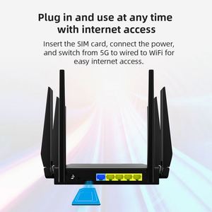 5G CPE Tốc Độ Cao Router NSA/SA OEM 5G Router Với Khe Cắm Thẻ Sim 5x Nhanh Chóng Ethemnet Cổng 5G Router 5G <span class=keywords><strong>Modem</strong></span> - Product Image 5