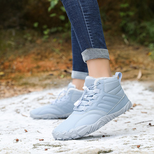 Stivali da Neve Invernali da <span class=keywords><strong>Uomo</strong></span> Imbottiti Impermeabili e Antiscivolo <span class=keywords><strong>Scarpe</strong></span> <span class=keywords><strong>Calde</strong></span> in Cotone e Pile Stivaletti da Neve per <span class=keywords><strong>Uomo</strong></span> - Product Image 4