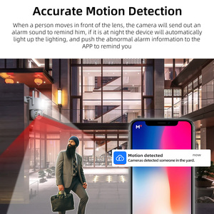Vente en gros 5G Smart Garden Light <span class=keywords><strong>Camera</strong></span> Pleine couleur Vision <span class=keywords><strong>nocturne</strong></span> Lumière blanche Éclairage extérieur Ip Cctv Système Wifi Caméra de sécurité - Product Image 3