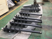 Tarière hydraulique d'excavatrice, foreuse spirale pour trous de poteaux, adaptée aux excavatrices de 1 à 40 tonnes