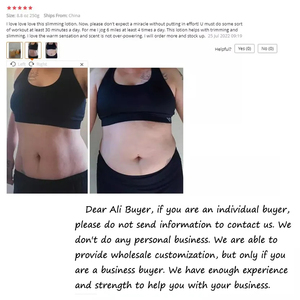 Vente en gros Crème de massage corporelle au gingembre pour <span class=keywords><strong>ventre</strong></span> <span class=keywords><strong>plat</strong></span> effet rapide Gel chauffant pour la taille Crème brûle-graisse amincissante pour façonner la taille - Product Image 4