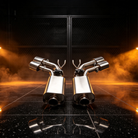 Système d'échappement arrière à soupapes brossées YT avec silencieux à sortie quadruple latérale pour Mercedes Benz AMG G63 W465 4.0T – Qualité supérieure, directement de l'usine