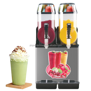 <strong>Slush</strong> Making Machine Commercial <strong>Slush</strong> Ice Machine 12L*2 Stainless Steel Saving Energy 220v/50hz - Product Image 3