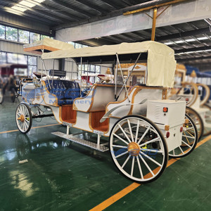 Carroza de Caballos Eléctrica de Lujo para Bodas y Turismo, Estilo Europeo - Product Image 6