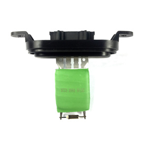 ตัวต้านทานมอเตอร์พัดลมฮีตเตอร์ใหม่ 12V ได้รับการรับรองมาตรฐาน ISO สำหรับ VW TOUAREG AMAROK MULTIVAN <span class=keywords><strong>T5</strong></span> TRANSPORTER <span class=keywords><strong>T5</strong></span> OEM 7E0959263 7E0959263C - Product Image 1