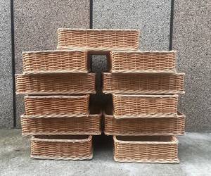 Panier en rotin fait main, design personnalisé, qualité supérieure, panier de rangement, panier pour la salle de bain, panier à linge, usage polyvalent, prix de gros - Product Image 3