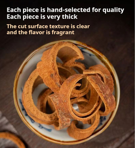 Tranches de cannelle séchées naturelles de qualité supérieure, arôme intense, coupées uniformément, sachet de 500g pour tisanes aromatiques et infusions de fruits - Product Image 3