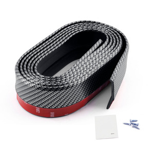 Carbon Fiber Anti Collision <b>Strip</b> 2.5M 60mm Blue Textured <b>Rubber</b> Universal Car Door Protection With 3M Tape - Product Image 4