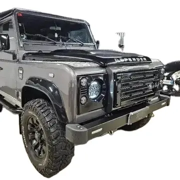 Barato usado LAND RO VER DEFENDER 2003 coches usados en venta caliente motor de gasolina dirección izquierda kilometraje