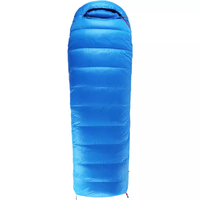 Sac de couchage mummy d'hiver trois saisons en duvet, imperméable, très recommandé, pour une personne, longueur étendue, pour l'extérieur, résistant à -20°C