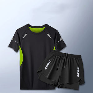 Ensemble de maillots de bain de surf personnalisés pour hommes, avec protection anti-UV, design sportif réfléchissant, combinaison de surf, maillot de bain - Product Image 2