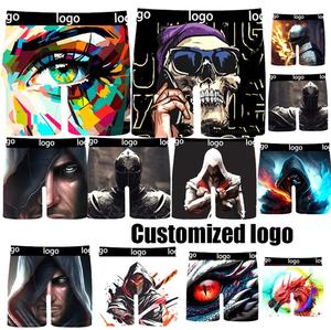 Precio atractivo Nuevo tipo Breve Boxer Shorts Ropa interior Hombres Ropa interior sexy Wrld <span class=keywords><strong>Anime</strong></span> Figure Shorts Boxer - Product Image 5