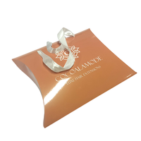 Umweltfreundliche Faltbare Kissenförmige Geschenkbox für Hochzeitspartys, Pralinen, Süßigkeiten, Kleine Schmuckstücke und Souvenirs