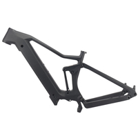Cadre en carbone 29er pour vélo E-MTB à suspension complète Winowsports Compatible avec le cadre électrique mat brillant de Bafang M510 M600