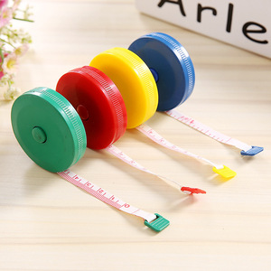 Cinta métrica telescópica automática con diseño de dibujos animados, cinta métrica redonda práctica para estudiantes, mini cinta métrica al por mayor - Product Image 1