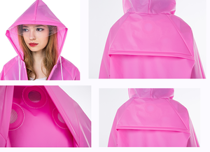 Prix bas écologique réutilisable en plastique EVA pêche équitation gris bleu adulte imperméable combinaison de pluie veste pantalon pour hommes femmes - Product Image 6