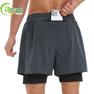Men's 2-in-1 Casual Training <strong>Shorts</strong> Quick Dry Gym <strong>Shorts</strong> for <strong>Swimming</strong> Jogging Bodybuilding Sports <strong>Tight</strong> - Product Image 4