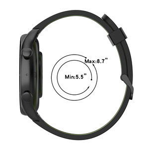 Bracelets en Silicone de remplacement colorés 2023 20mm 22mm pour <span class=keywords><strong>Amazfit</strong></span> GTR 4 <span class=keywords><strong>GTS</strong></span> <span class=keywords><strong>3</strong></span> GTR <span class=keywords><strong>3</strong></span> pro GTR 2e <span class=keywords><strong>Bracelet</strong></span> de <span class=keywords><strong>montre</strong></span> Sport - Product Image 4