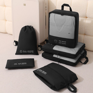 DIXIU 6 pz Set di cubetti di imballaggio leggero a compressione multifunzione borsa da viaggio portaoggetti <span class=keywords><strong>valigia</strong></span> <span class=keywords><strong>Organizer</strong></span> Bag - Product Image 5