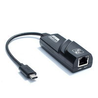Adaptador USB 3.0 Gigabit Ethernet de Alta Velocidad, Sin Controladores, Tarjeta de Red Cableada USB-C a RJ45, Convertidor Externo Tipo-C a RJ45