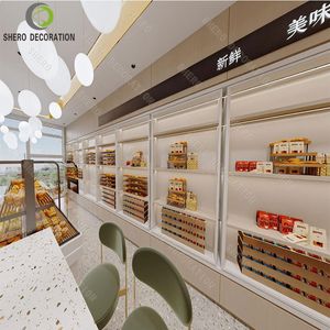 Desserts commerciaux <span class=keywords><strong>boulangerie</strong></span> boutique décoration personnalisé café sucré magasin affichage comptoir <span class=keywords><strong>boulangerie</strong></span> gâteau boutique meubles - Product Image 4