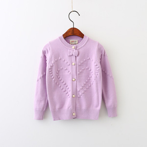 Cardigan pour fille, couleur unie, Noël, pas cher, designs et images de pulls pour enfants, grossiste chinois - Product Image 4