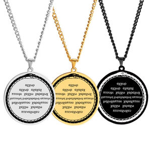 Collana con Ciondolo in Acciaio Inossidabile Ouroboros, Simbolo di Potente Forza Protettiva del Misticismo Greco e Egiziano Antico, Typhon - Product Image 1