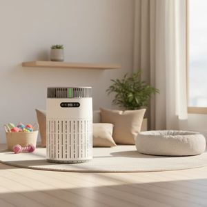 เครื่องฟอกอากาศสำหรับสัตว์เลี้ยงอัจฉริยะ พร้อมแผ่นกรอง H13 HEPA กำจัดขนสัตว์และกลิ่นไม่พึงประสงค์ ทำความสะอาดบ้าน ใช้งานง่าย เหมาะสำหรับสัตว์เลี้ยง ควบคุมผ่านแอปพลิเคชัน เสียงเบา - Product Image 1