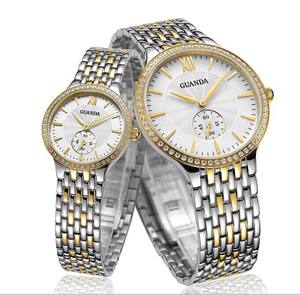 Reloj de pulsera de cuarzo con logotipo personalizado para parejas, reloj de mano de marca, precio barato, bajo pedido mínimo - Product Image 5