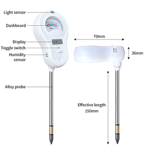 6-in-1-LCD-Display <span class=keywords><strong>PH</strong></span>-Feuchtigkeit Fruchtbarkeit Licht Luft feuchtigkeit Temperatur überwachung Boden <span class=keywords><strong>tester</strong></span> für Garten pflanzen - Product Image 5